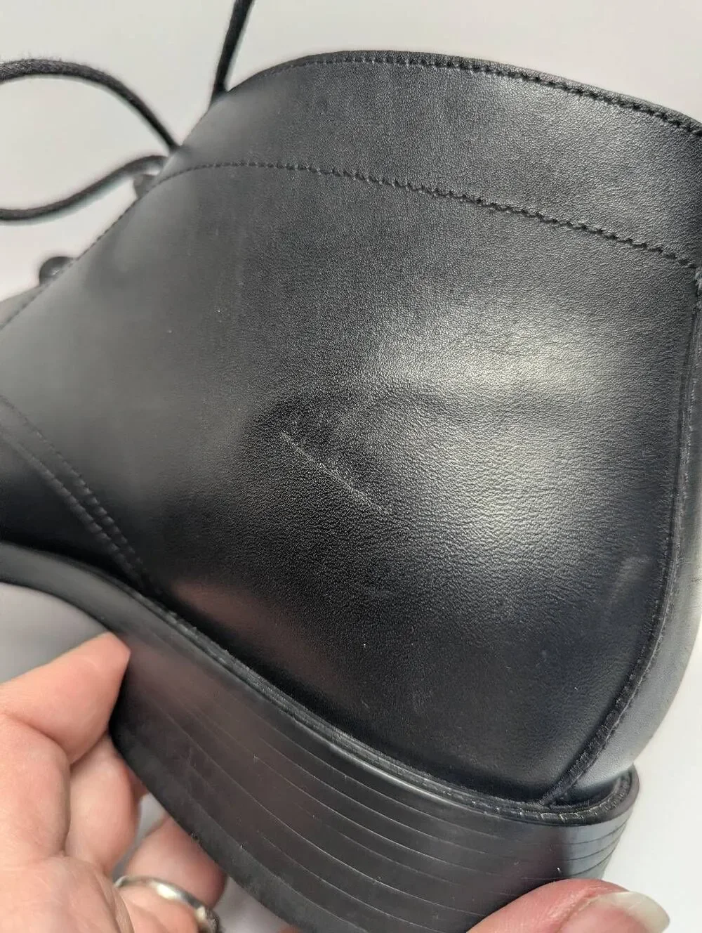 Cole Haan Grand Kennedy Black leather chukka lace up ankle boot mens 7